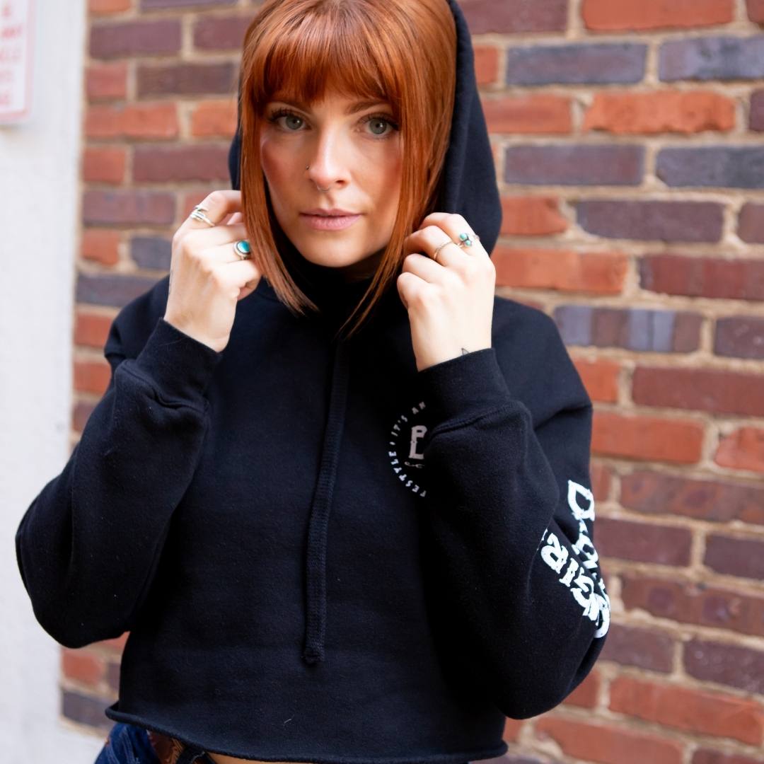 Girl Crop Hoodie