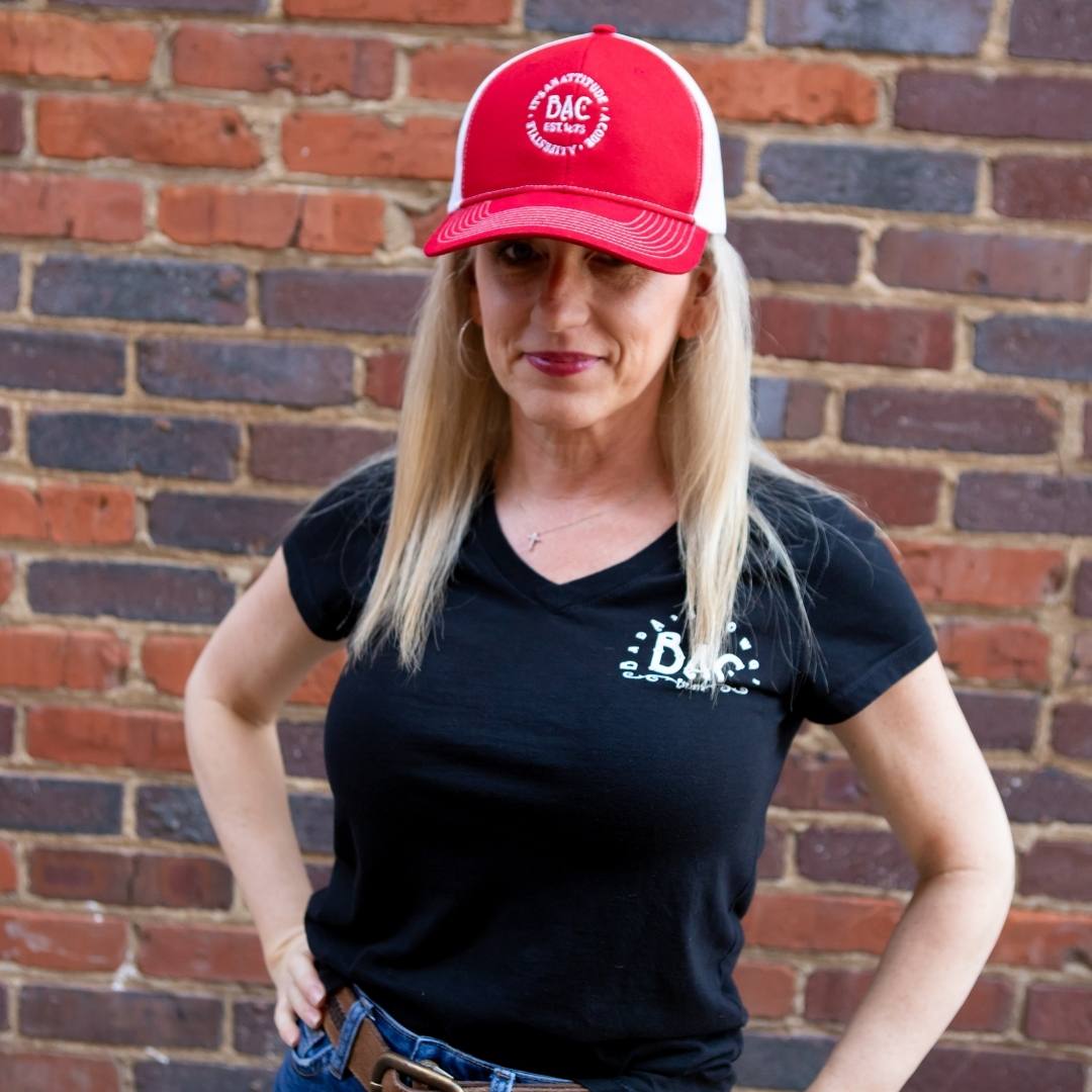 BAC Embroidered Logo Mesh Back Trucker Hat