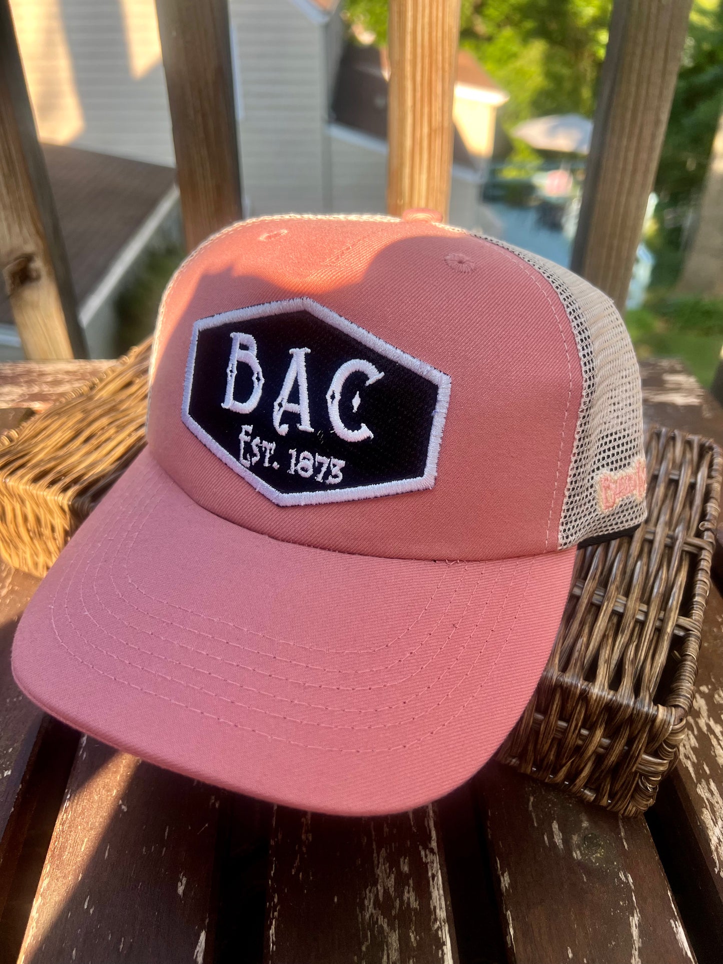 BadAssCowgirl Patch Logo Mesh Back Trucker Hat